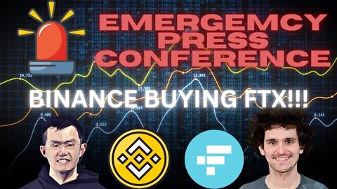 Binance buying FTX | CZ and SBF Release the News | HUGE For Crypto | BNB Price Pumps | Lastest news