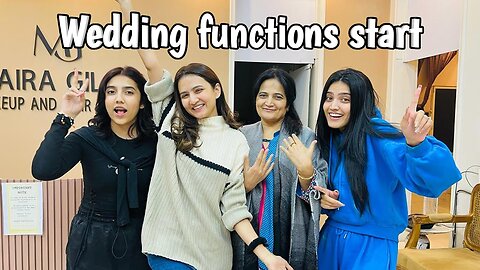 Wedding Celebrations are Started 🥳 | Saloon Day | Performing Dance 🩰 | Sistrology New Vlog