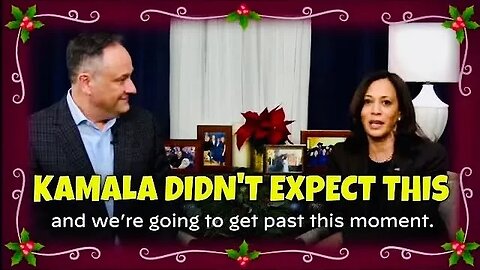 Looks like Kamala got a surprise Christmas present this year! 😆