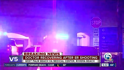 Doctor recovering after being shot at VA Medical Center in Riviera Beach