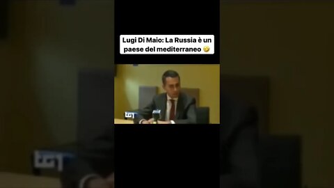 Luigi Di Maio: La Russia è un paese del mediterraneo 🤣