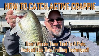HOW TO CATCH ACTIVE CRAPPIE ON A BRIDGE, Trolling And Not Wasting Time, Ep 2024