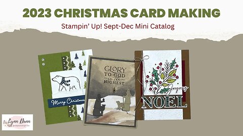 Stampin Up 2023 Sneak Peek | Christmas Card Making with 3 NEW Product Suites!