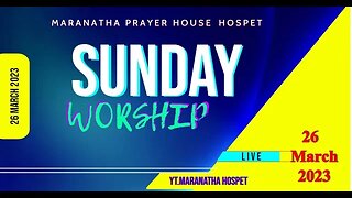 🔴Maranatha Hospet // Sunday Worship // 26.3.2023 Live //