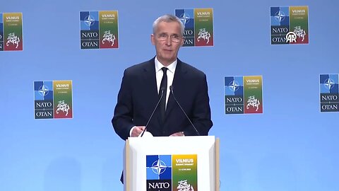 NATO Secretary General Stoltenberg made statements in Vilnius