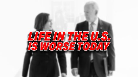 LIFE IN THE U.S. IS WORSE TODAY THAN IT WAS BEFORE, THE MAJORITY OF AMERICANS SAY IN NEW POLL