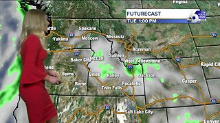 Clouds, showers, and warm temperatures ahead