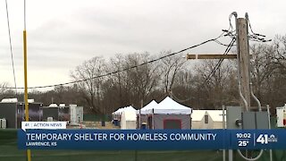 Lawrence 'tent city' provides people experiencing homelessness with safe camping