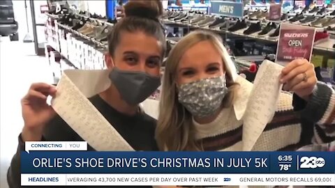First Orlie's Shoe Drive Christmas in July 5K