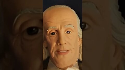 "Better Slip With Foot Than Tongue" Says Benjamin Franklin, the Talking Interactive Action Figure