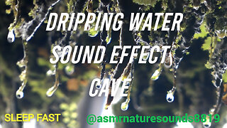 Dripping Water Sound Effect Cave