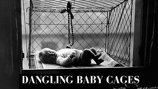 Peculiar Dangling Baby Cages in the Early 20th Century