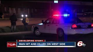 Man struck, killed on Indianapolis’ west side
