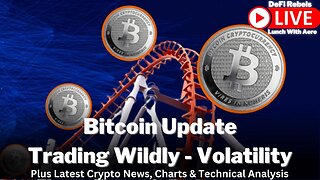Bitcoin/Crypto Volatility Wild Today | TA | Looking At Charts | Bitcoin Price Update