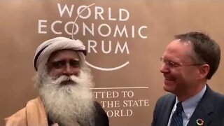 Nothing to see here! Just Sadhguru at the WEF joking about depopulating the planet....!!!! 😲