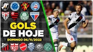 TODOS OS GOLS DESTE DOMINGO 06/11 | GOLS DA SERIE A E B | GOLS DE HOJE | GOLS DO FANTÁSTICO