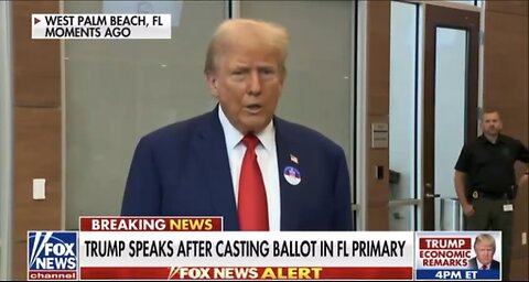 TRUMP❤️🇺🇸🥇🪽🗳️CAST BALLOT🤍🇺🇸🏅🪽🗳️ IN FLORIDA PRIMARY ELECTION💙🇺🇸🏅🪽🏛️🗳️⭐️