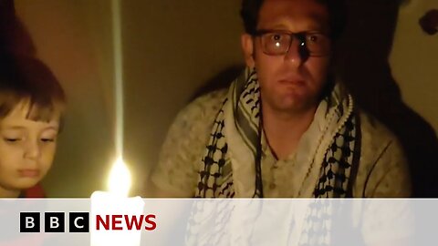 Father trapped in Gaza’s Jabalia refugee camp records video diaries - BBC News