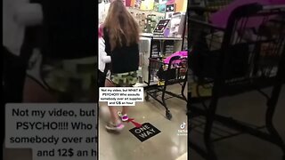 WOMAN GOES CRAZY AT STORE 🙄!