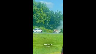 Vehicle Fire On Highway 403 Hamilton