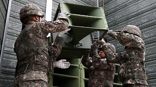 South Korea Starts Taking Down Propaganda Speakers Along Border