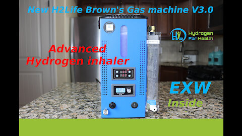 New H2Life Brown's Gas inhaler for hydrogen breathing