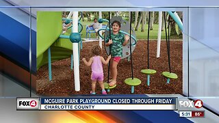 McGuire Park to close for maintenance