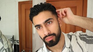 ASMR Hair Styling Tutorial with Pomade and Sea Salt Spray