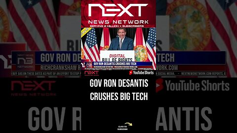 Gov Ron DeSantis Crushes Big Tech #shorts