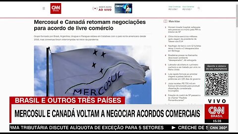 Mercosul e Canadá retomam negociações para acordo de livre comércio CNN 360ºCNN Brasil @shortscnn
