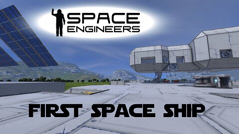 Space Engineers Planet Survival Ep 22 - Building My First SPACE Ship