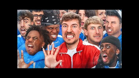 50 Youtubers Fight For 1,000,000$