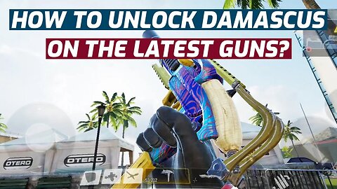 How to unlock Damascus on the latest guns? || Call of Duty: Mobile