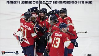 Panthers 3 Lightning 2 Game 2 2024 Eastern Conference First Round