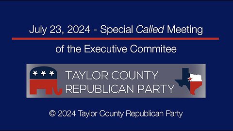 2024-07-23 - Special Called Meeting of the TCRP Executive Committee