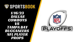 SuperDraft Sportsbook NFL Player Props Dallas Cowboys vs Tampa Bay Buccaneers 1/16/23