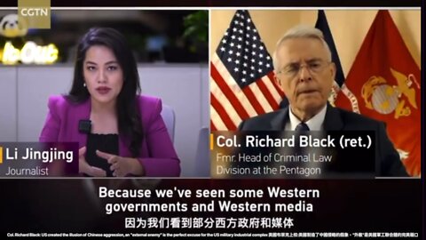 Col. Richard Black: US created the illusion of Chinese aggression