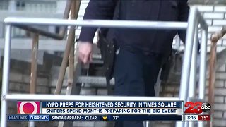 Police prepare for New Year's Eve in Times Square