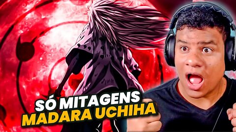 REAGINDO a AS INCRÍVEIS MITAGENS DO MADARA UCHIHA #2 | React Anime Pro