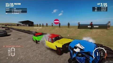 WRECKFEST BANGERS ON PC - JACKING TRAIN HEAVEN #wreckfestbangers #NBPLOBBY #JACKINGTRAIN #WAVING