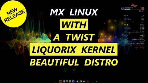 MX Linux With A Twist | AV Linux | Liquorix Kernel | Beautiful Distro