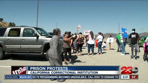Protestors demand better conditions for inmates at Tehachapi prison