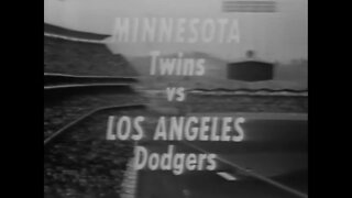 1965-10-10 World Series Game 4 Minnesota Twins vs Los Angeles Dodgers