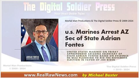 u.s. Marines Arrest Arizona Secretary of State Adrian Fontes!