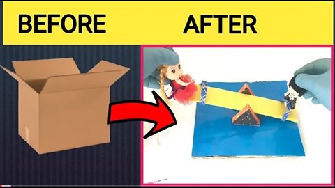 DIY | How To Make Cardboard Swing For Doll