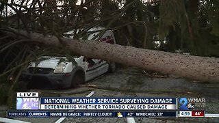 National Weather Service surveying damage