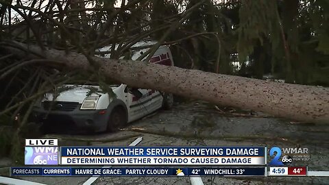 National Weather Service surveying damage