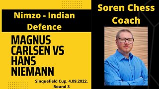 Nimzo Indian Defence, Magnus Carlsen vs Hans Niemann