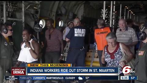 Employees from Engaging Solutions in Indianapolis rescued from St. Maarten during Hurricane Irma