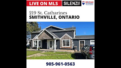 Book Your Private Showing today - 219 St Catherines Smithville, ON